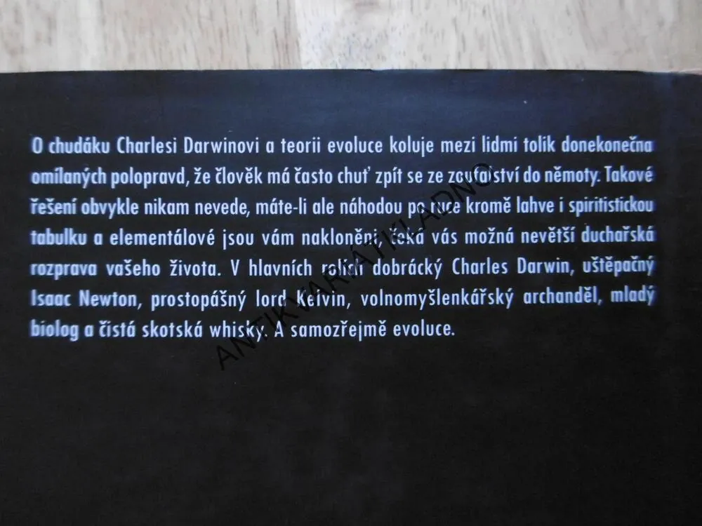 SEN NOCI DARWINOVSKÉ ANEB O ČEM SE VÁM SV SOUVISLTI S EVOLUCÍ ANI NEZDÁ, JOSEF LHOTSKÝ, **an