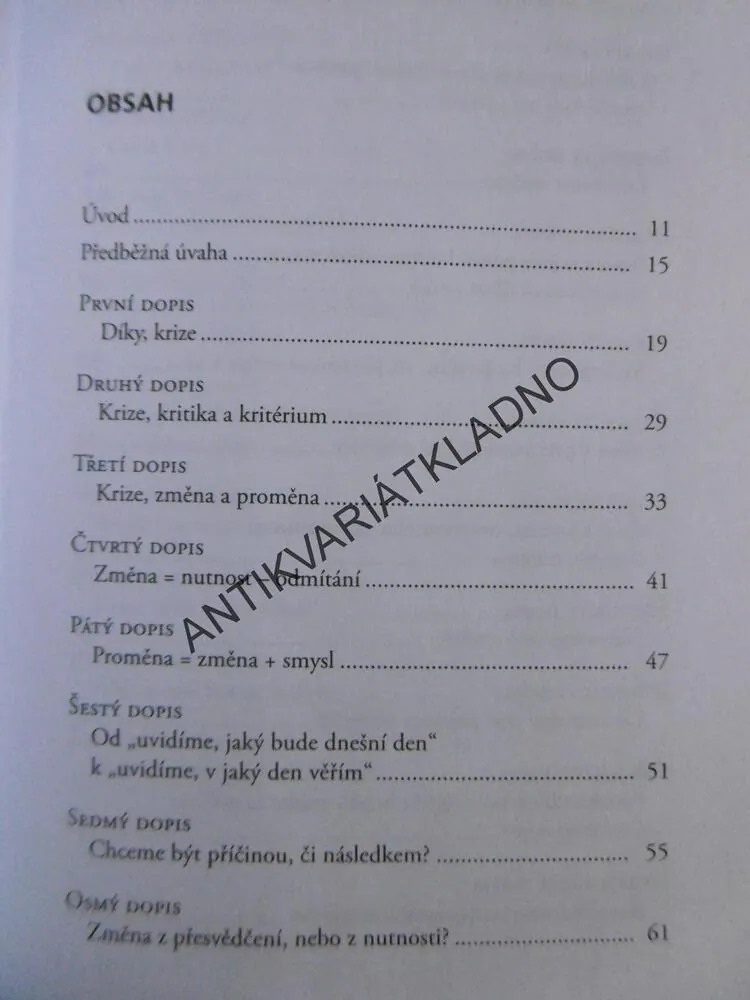 DOBRÁ KRIZE, ALEX ROVIRA, **an