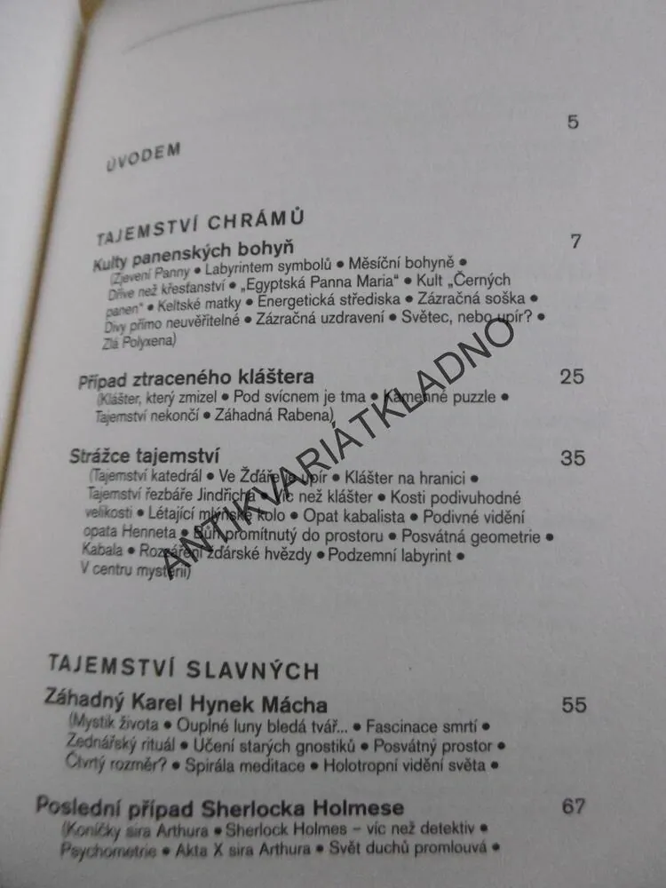 TOULKY ČESKÝM TAJEMNEM 1., ALEŠ ČESAL, **an
