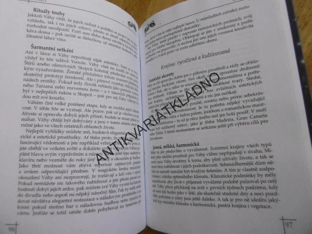 VE HVĚZDÁCH STOJÍ PSÁNO..., ASTROLOGICKÝ MÍSTOPIS, ROGERSOVÁ, **an