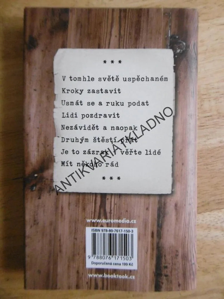 VLÍDNÁ SLOVA, JOSEF FOUSEK, **an
