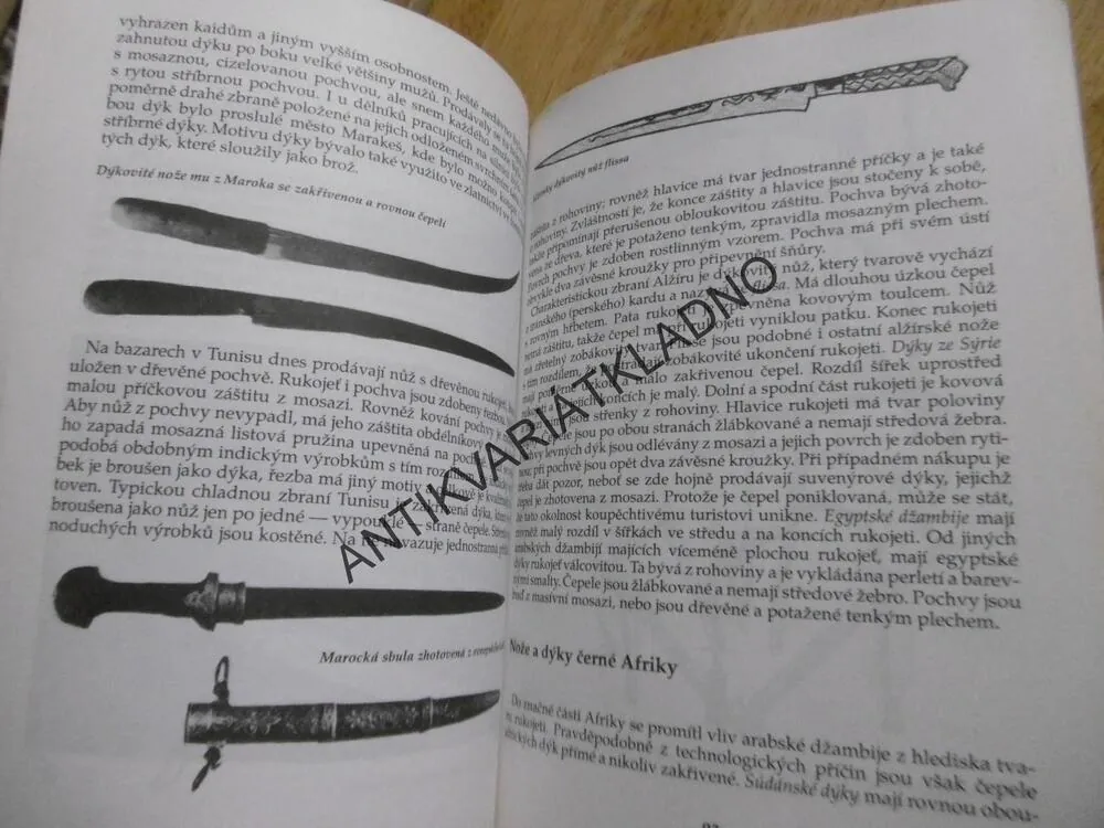 NOŽE PRAVÉHO MUŽE,ZDENĚK FAKTOR, ZBRANĚ, **an