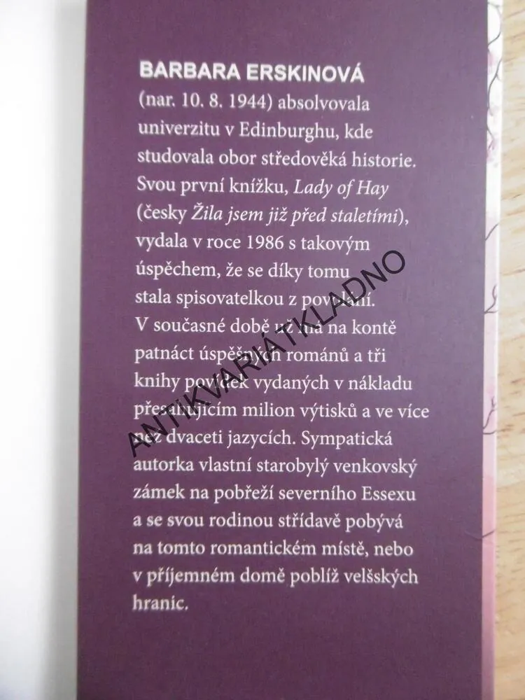 DĚDICTVÍ MINULOSTI, BARBARA ERSKINOVÁ, **an