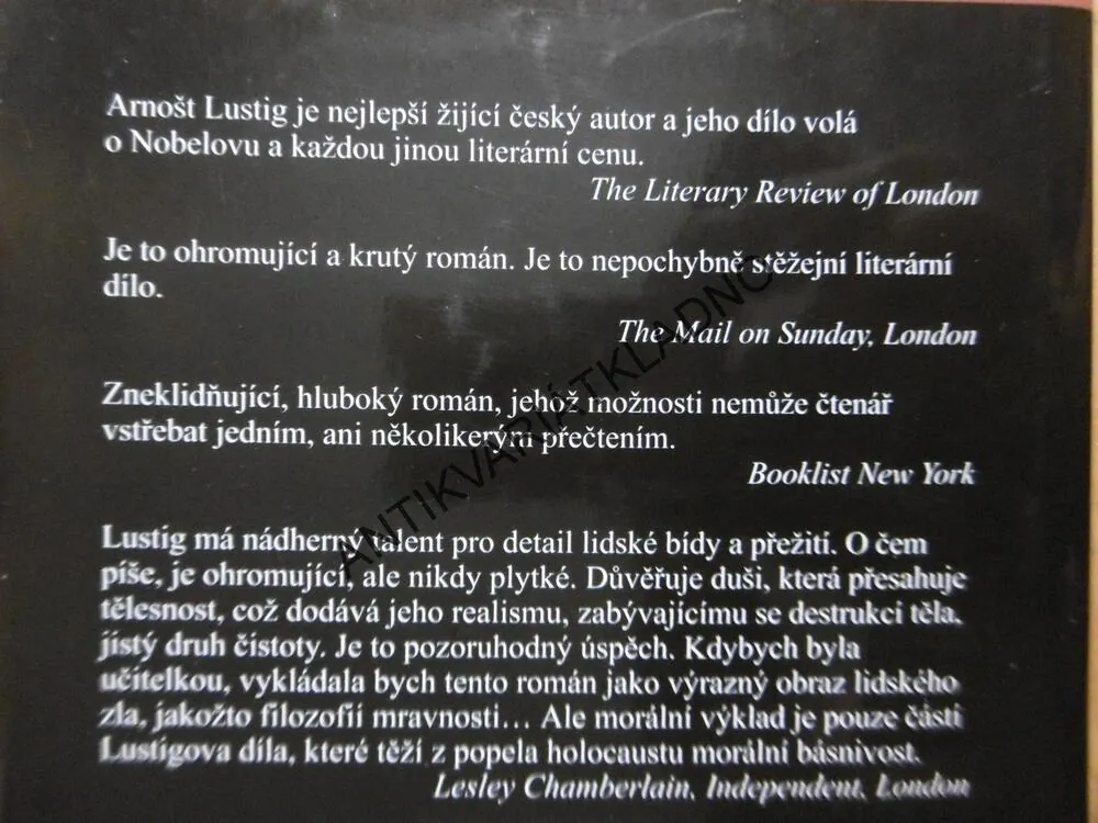 KRÁSNÉ ZELENÉ OČI, ARNOŠT LUSTIG, **an