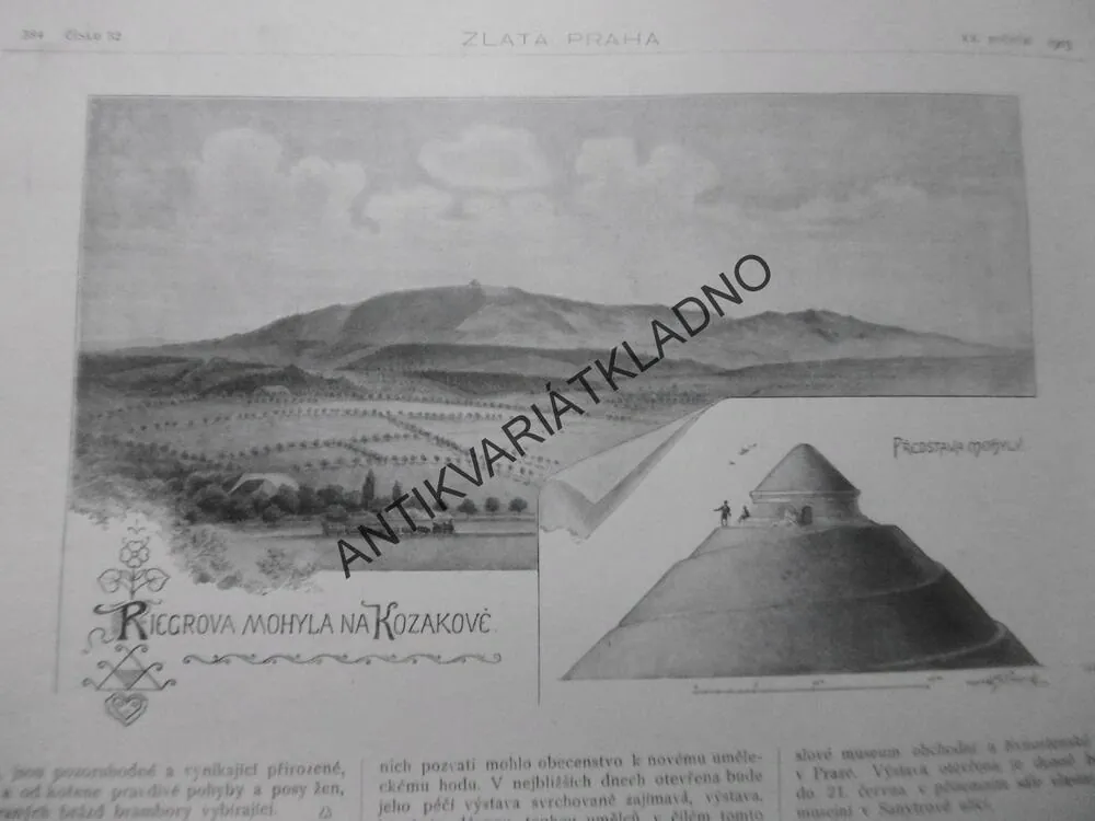 ZLATÁ PRAHA, 1903, ROČ. 20.,