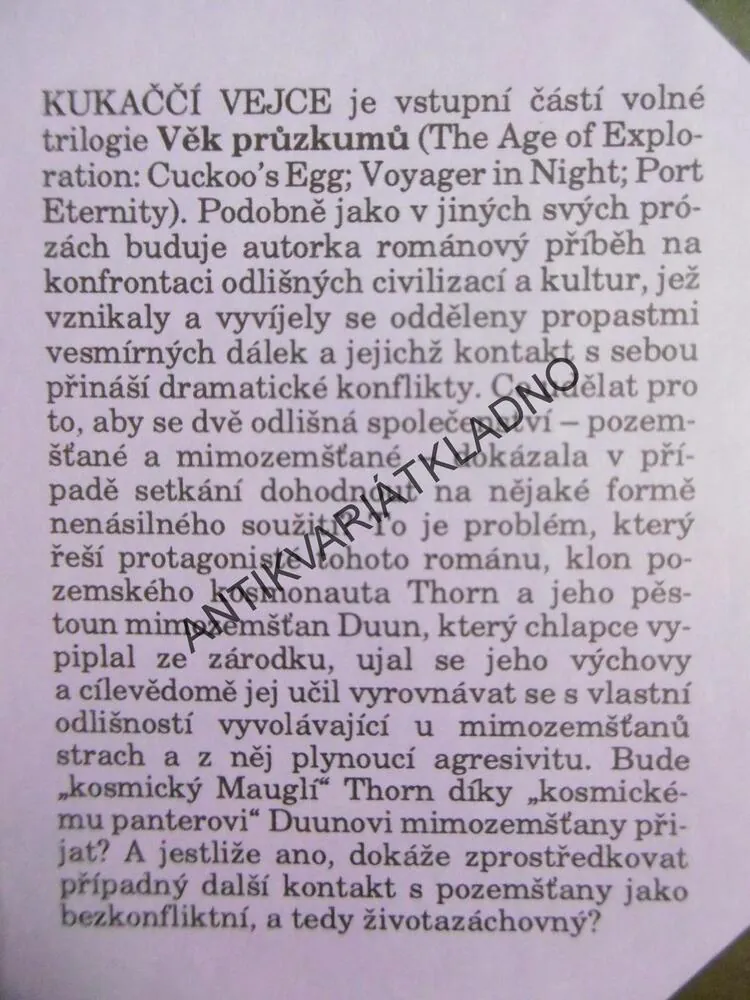KUKAČČÍ VEJCE, CAROLYN JANICE CHERRYHOVÁ, **an
