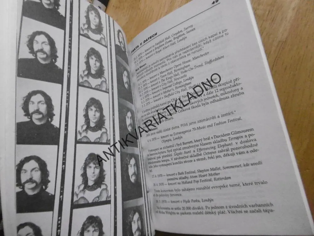 PINK FLOYD, MICHAL CIPRA, fakta v datech