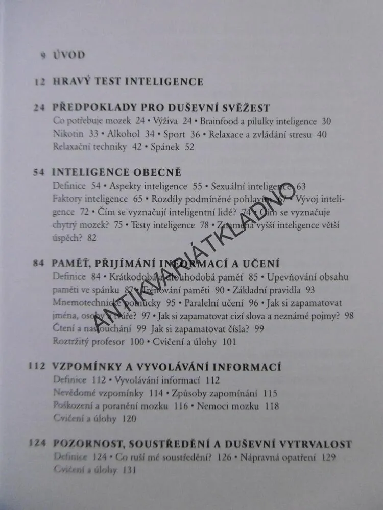 IQ TRÉNINK, MOZKOVÝ JOGGING, **an