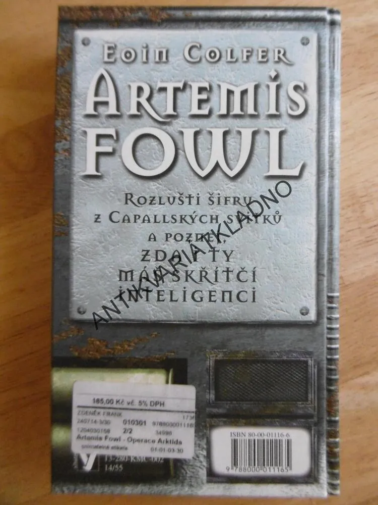 ARTEMIS FOWL, OPERACE ARKTIDA, EOIN COLFER, **an