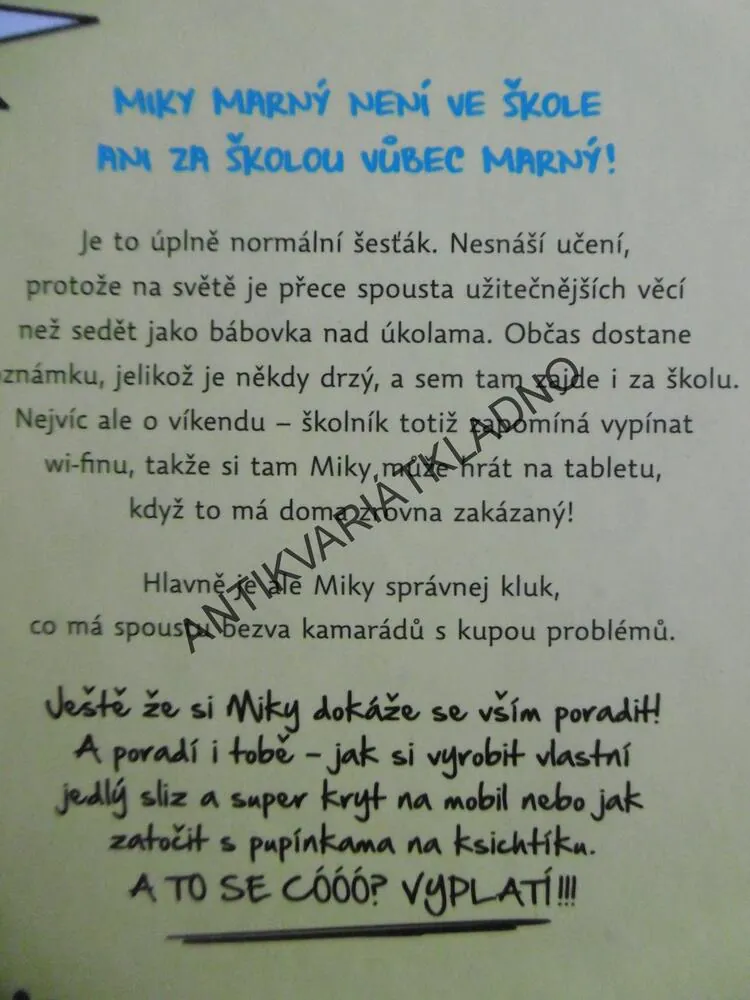 PRŮŠVIHY DRZÉHO ZÁŠKOLÁKA, LÁĎA HRUŠKA, FILIP ŠKODA, **an