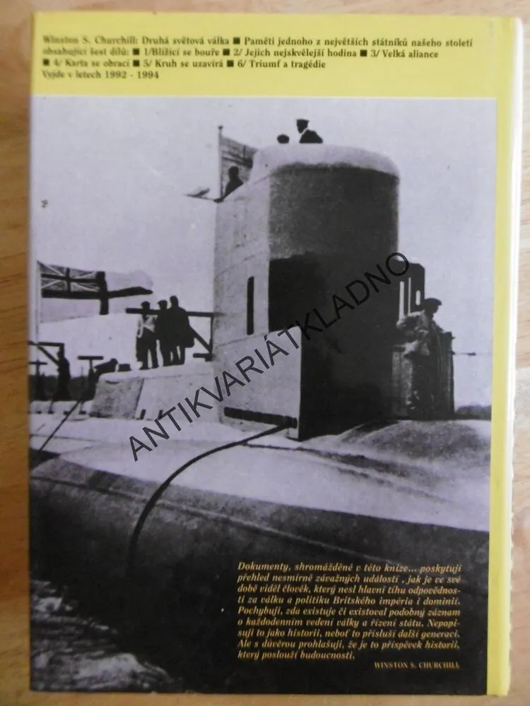 DRUHÁ SVĚTOVÁ VÁLKA, 1. DÍL BLÍŽÍCÍ SE BOUŘE,WINSTON S. CHURCHILL, **an