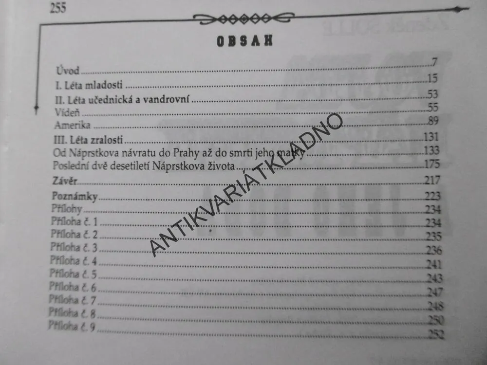 VOJTA NÁPRSTEK A JEHO DOBA, ZDENĚK ŠOLLE, **an