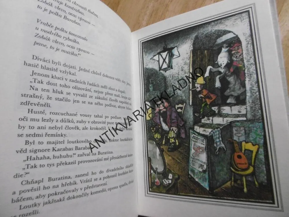 ZLATÝ KLÍČEK ANEB BURATINOVA DOBRODRUŽSTVÍ, ALEXEJ TOLSTOJ, 1979, **an