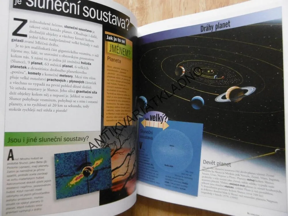 VESMÍR, METEORITY, HVĚZDY, GALAXIE, PLANETY, AJ., TIME LIFE, ENCYKLOPEDIE ŠKOLÁKA, **an