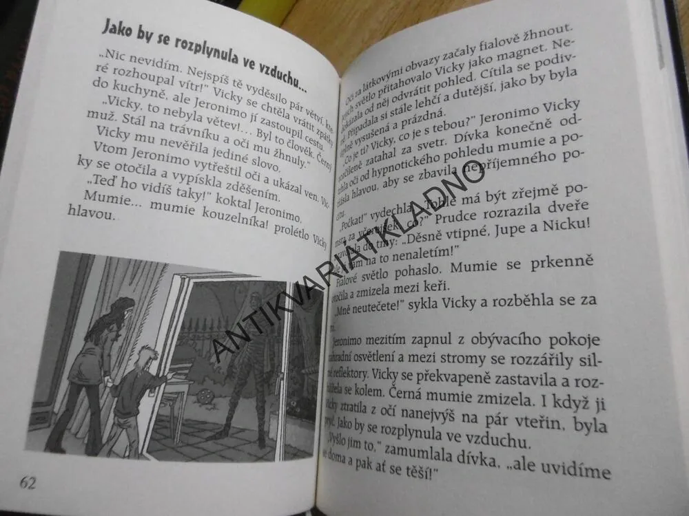 KLUB ZÁHAD, NOC OŽIVLÝCH MUMIÍ, LUPA, THOMAS BREZINA, bez lupy, **an