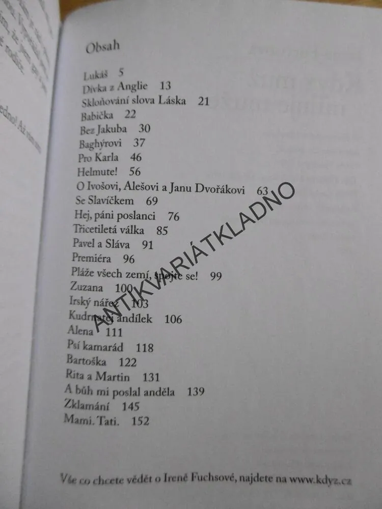 KDYŽ MUŽ MILUJE MUŽE, IRENA FUCHSOVÁ, **an