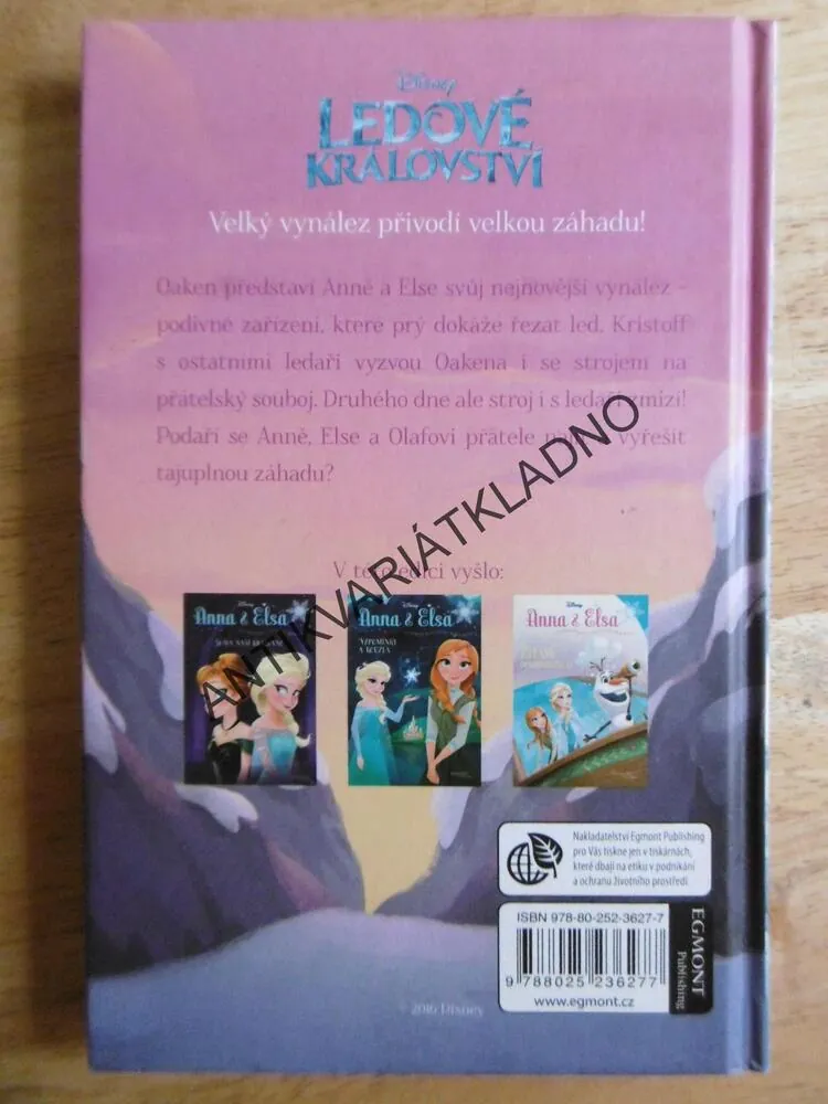 ANNA A ELSA, PODIVUHODNÝ LEDOSTROJ, LEDOVÉ KRÁLOSTVÍ, **an