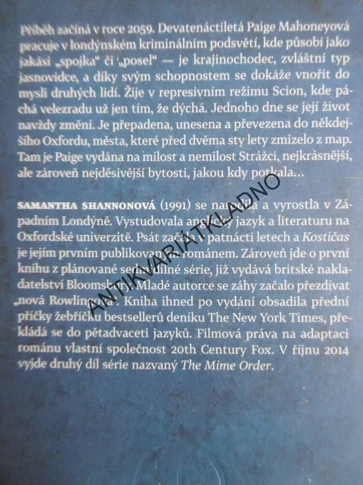 KOSTIČAS, SAMANTHA SHANNONOVÁ, **an