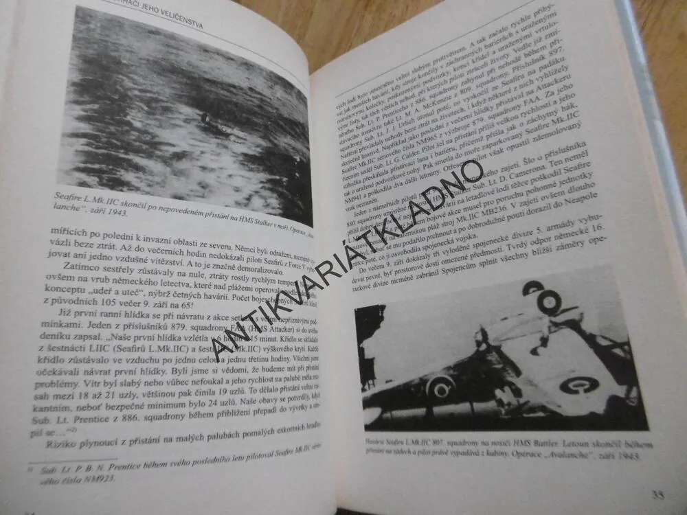 PALUBNÍ STÍHAČI JEJÍHO VELIČENSTVA, 3., FAA 1943-4, MIROSLAV ŠNAJDR, **an