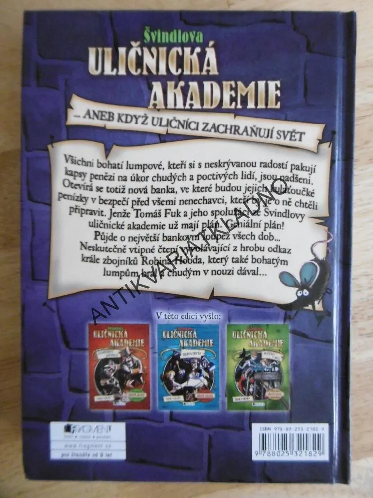 ŠVINDLOVA ULIČNICKÁ AKADEMIE, GENIÁLNÍ PLÁN, TERRY DEARY, **an