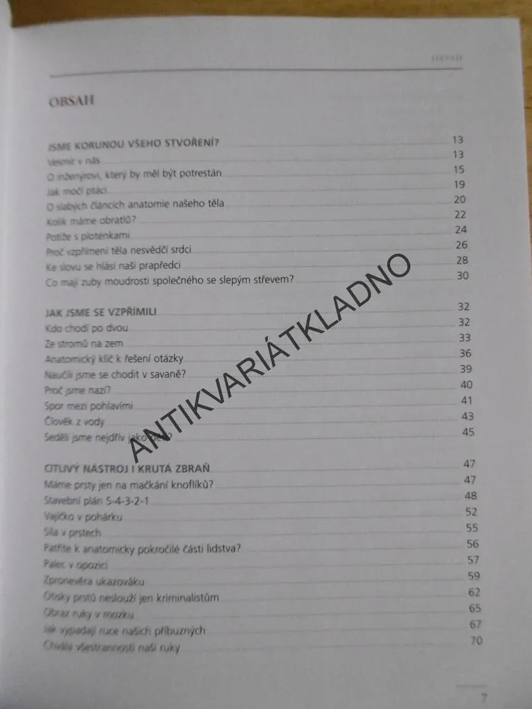 ZÁHADY LIDSKÉHO TĚLA, ČLOVĚK-TVOR NEDOKONALÝ, MILAN KLÍMA, **an
