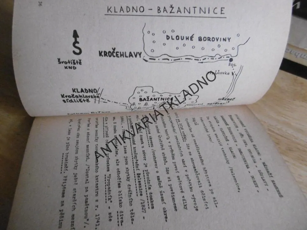 SOUBOR VYCHÁZEK A VÝLETŮ V OKRESE KLADENSKÉM, KLADENSKO, KLADNO,