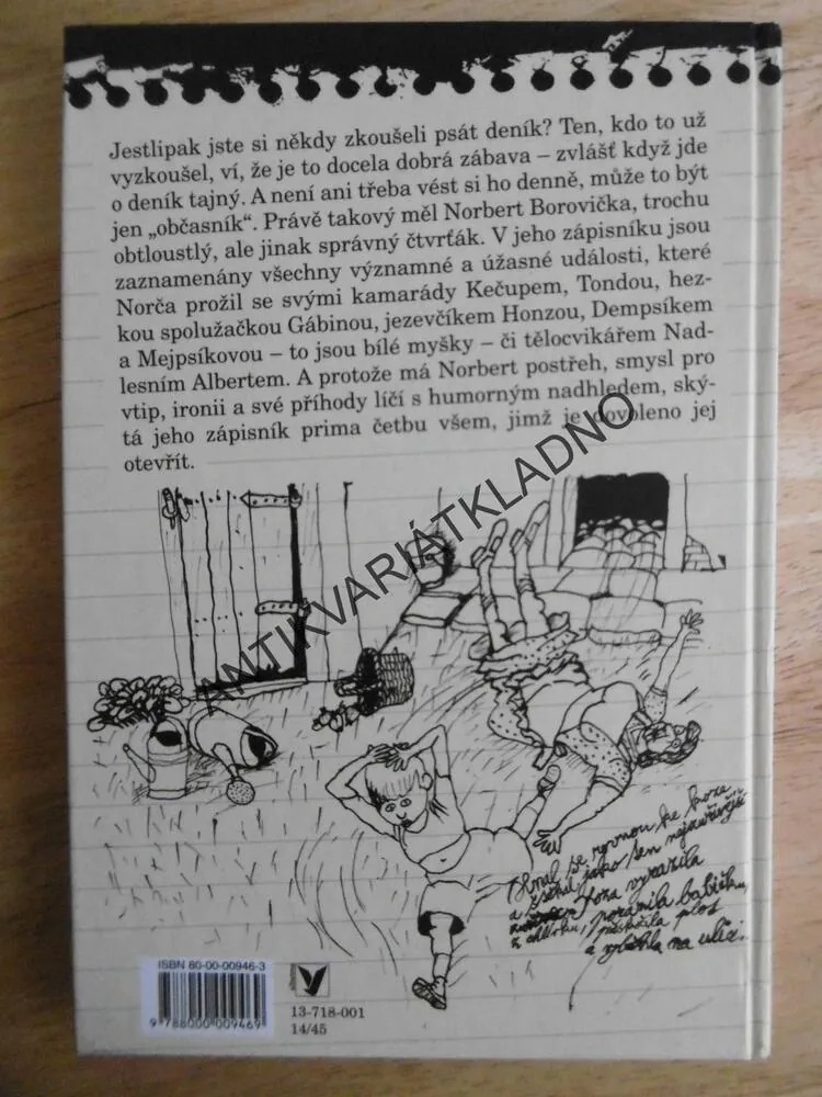 ZÁPISNÍK NORBERTA BOROVIČKY, MARIE KŠAJTOVÁ, JINDŘICH KOVAŘÍK, **an