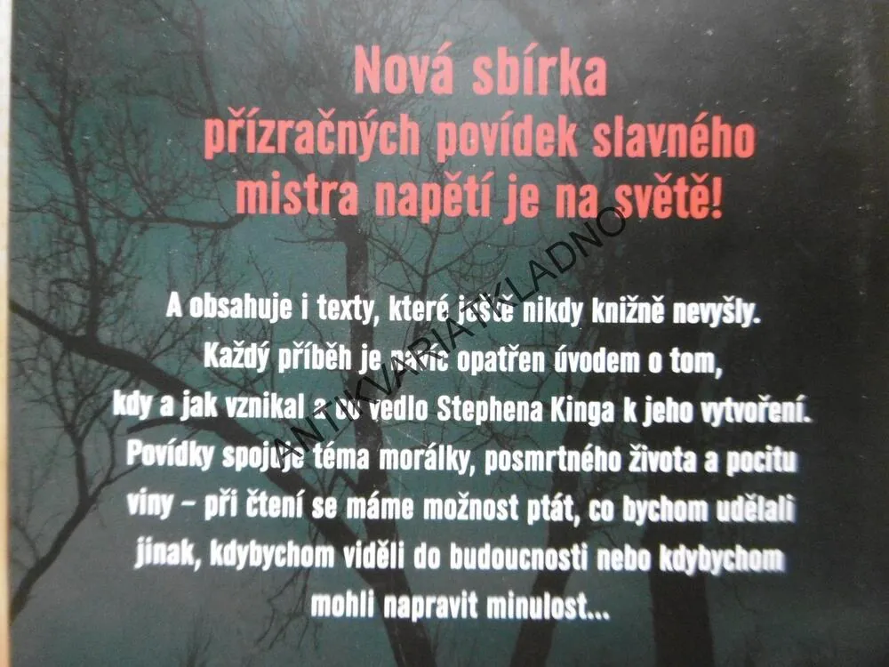 BAZAR ZLÝCH SNŮ, STEPHEN KING, **an