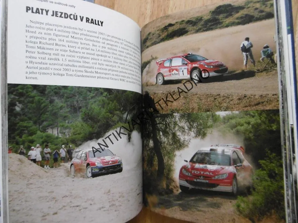 NAPĚTÍ VE SVĚTOVÉ RALLY, RALLYE, OBRAZOVÁ PUBLIKACE O RALLY, **an