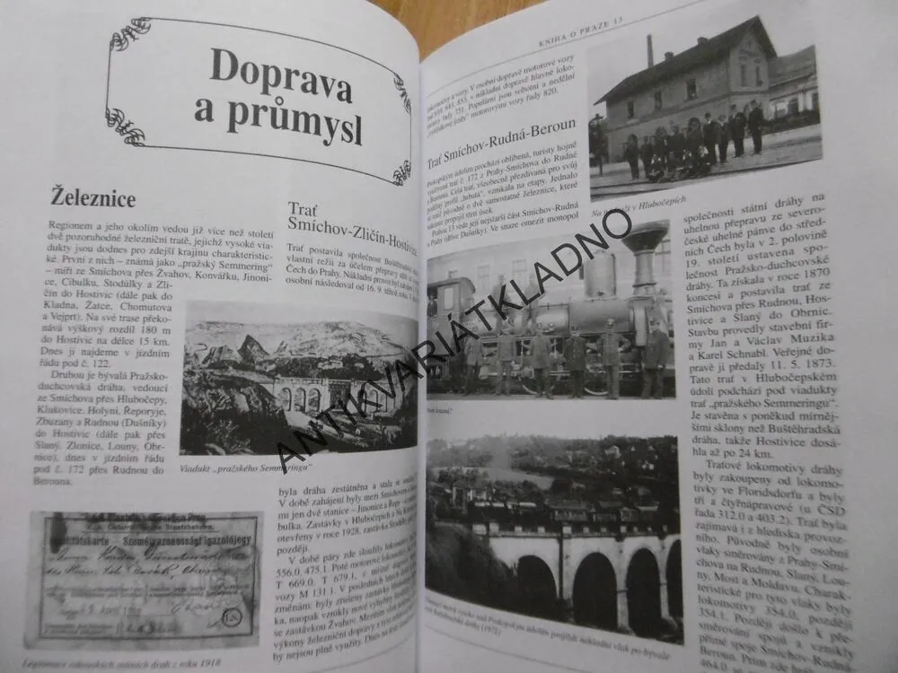KNIHA O PRAZE 13 A OKOLÍ, **an