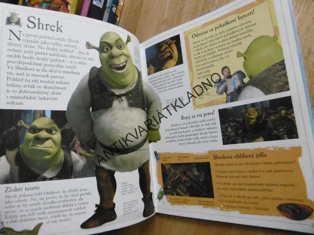 SHREK, NEPOSTRADATELNÝ PRŮVODCE, **an