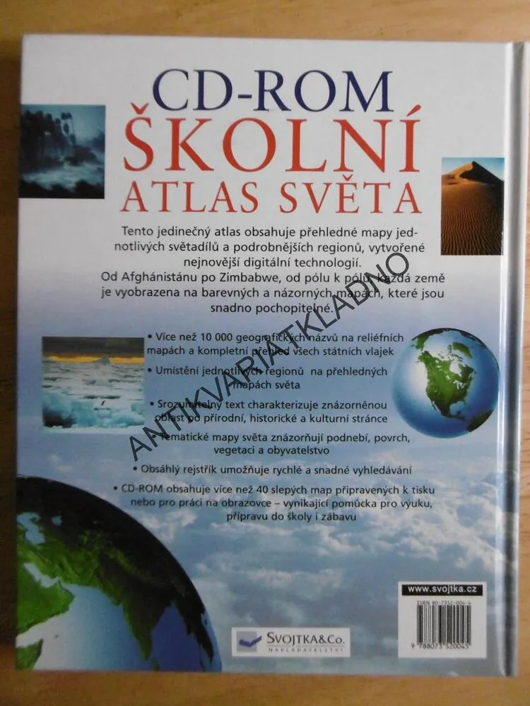 ŠKOLNÍ ATLAS SVĚTA, CD-ROM, **AN
