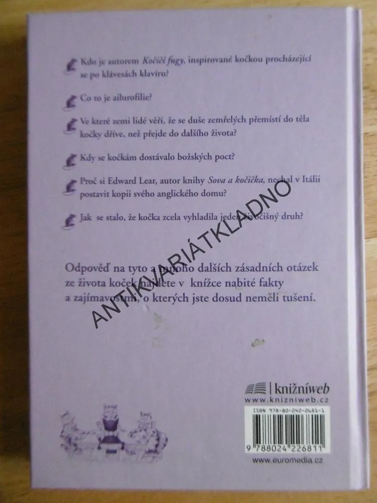 ŽIVOT S KOČKOU NENÍ PRO KOČKU, KALEIDOSKOP KOČIČÍCH KURIOZIT, DEBORAH ROBERTSONOVÁ, **an