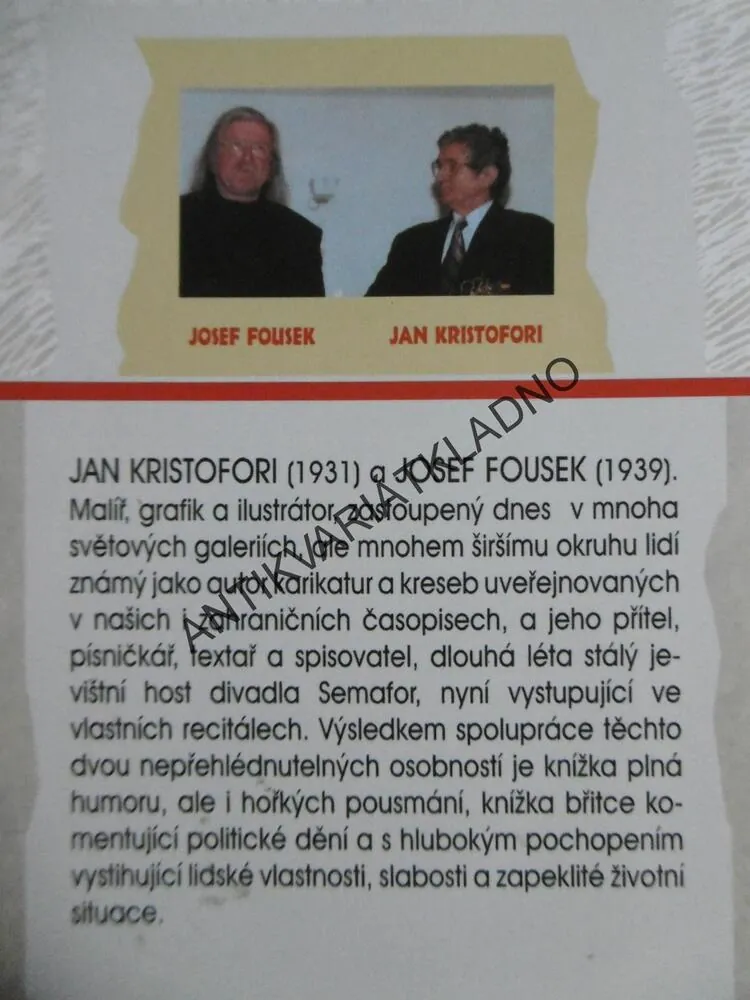 KRISTO FÓRY, FOUSKO FÓRY, OPOZIČNÍ SMLOUVA, JOSEF FOUSEK, KRISTOFORI JAN, **an
