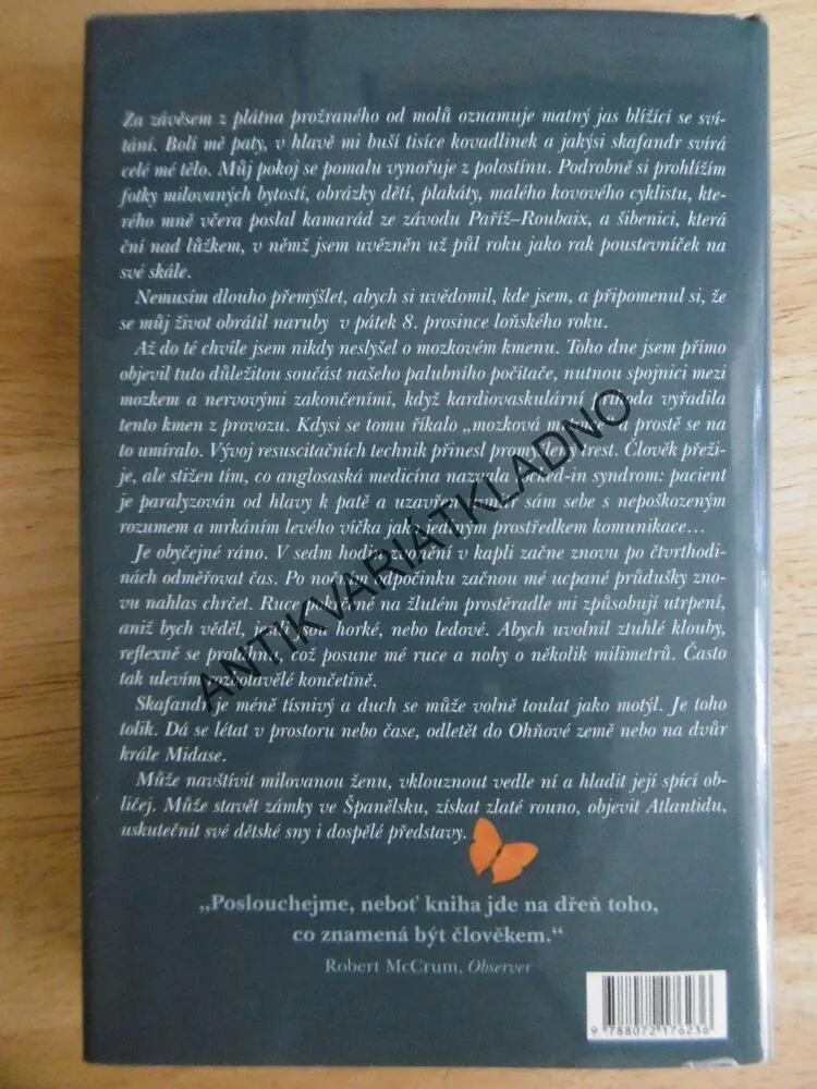 SKAFANDR A MOTÝL, JEAN-DOMINIQUE BAUBY, *an