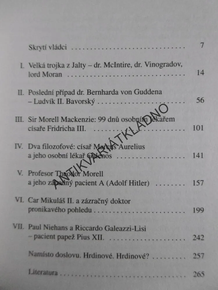 SKRYTÍ VLÁDCI, PHILIPP VANDENBERG, **an