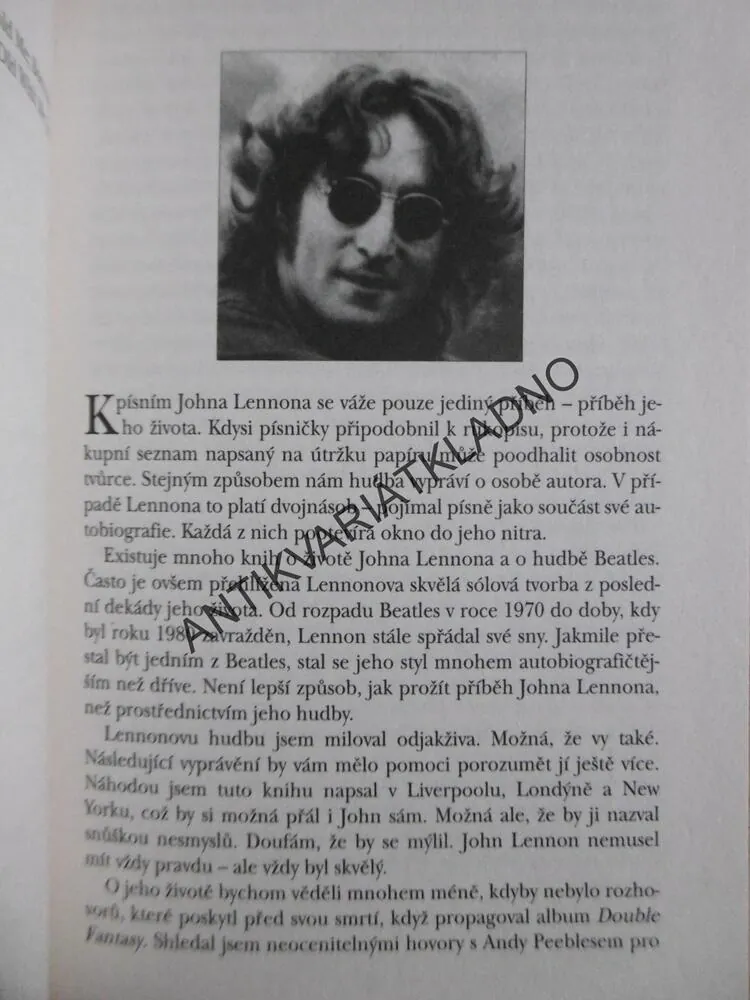 LENNON, JAK VZNIKALY PÍSNĚ JOHNA LENNONA, 1970-1980, THE BEATLES, **an