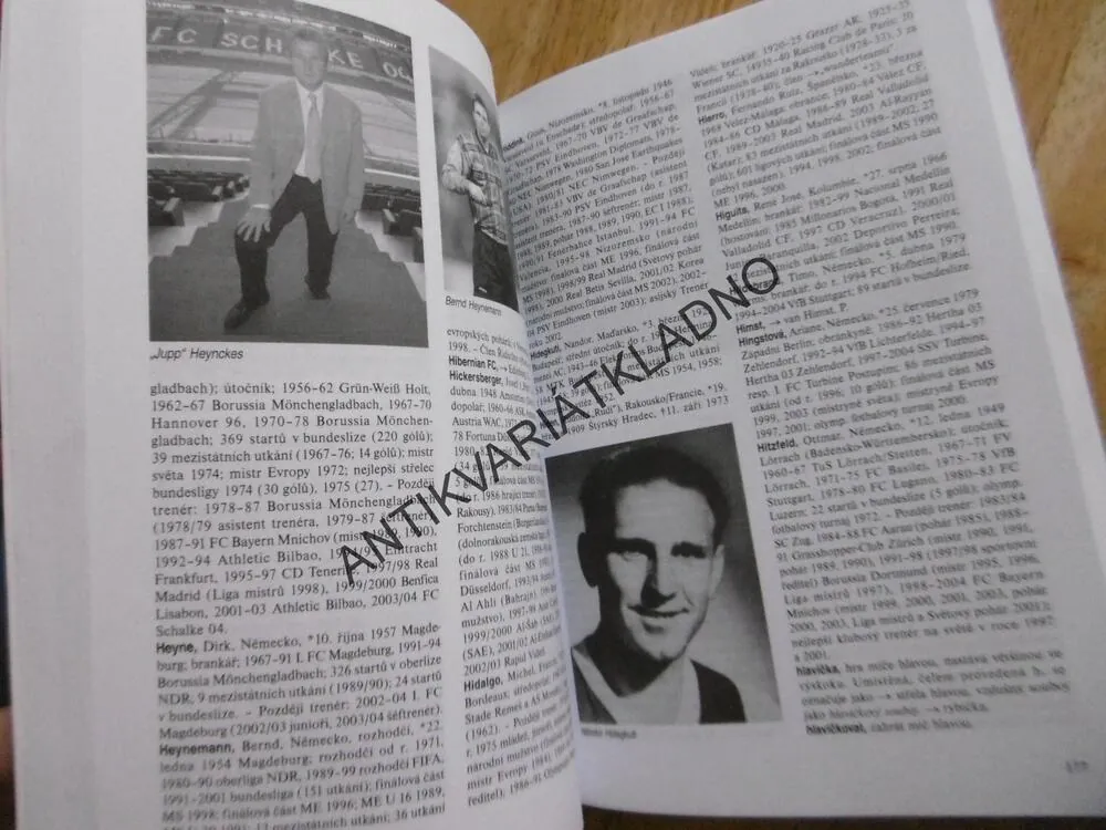 FOTBAL, VELKÝ LEXIKON, OSOBNOSTI, KLUBY, NÁZVOSLOVÍ,  **an