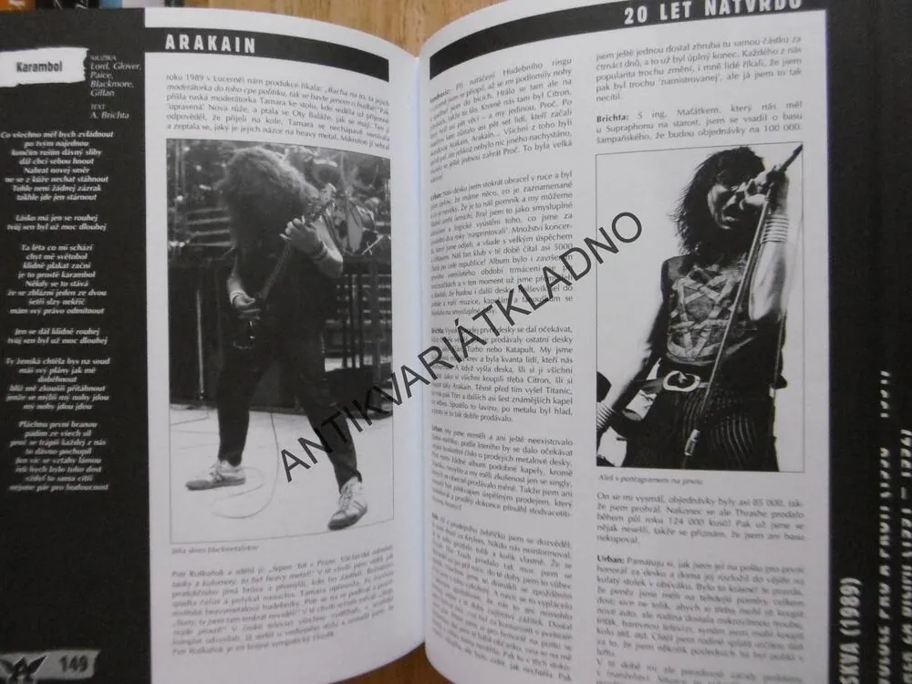 ARAKAIN, 20 LET NATVRDO, ROBERT KANIA, BOHOUŠ NĚMEC, **an