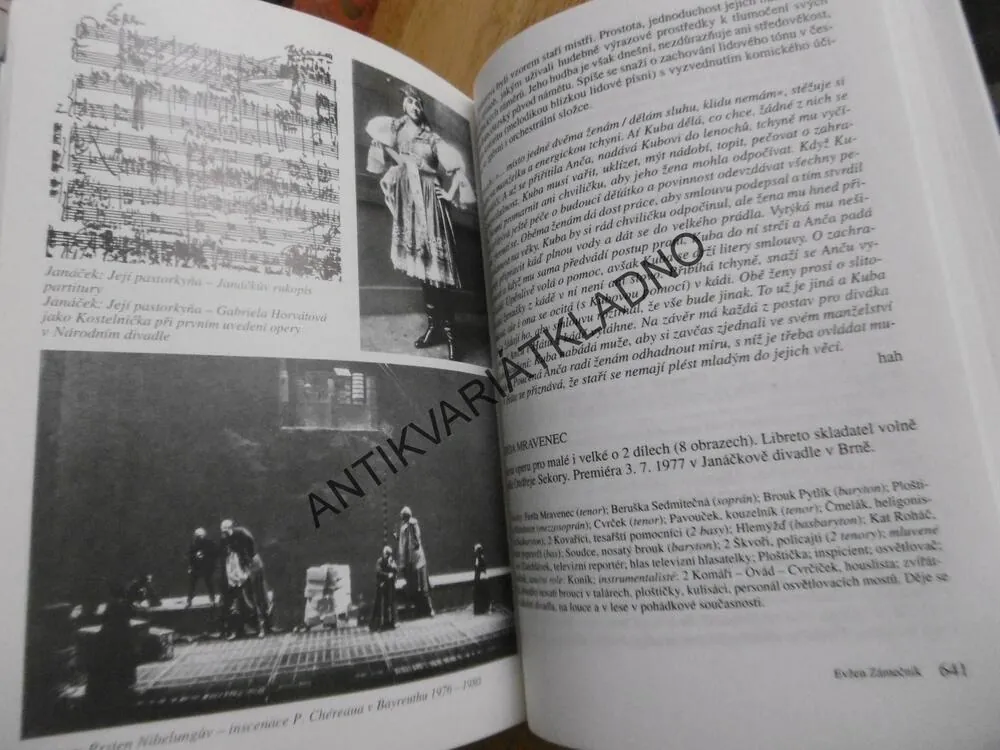 OPERA, PRŮVODCE OPERNÍ TVORBOU, ANNA HOSTOMSKÁ, **an