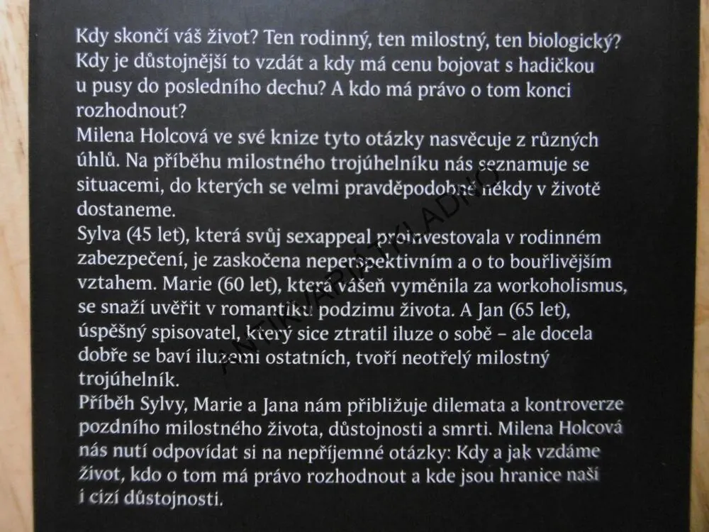LÁSKA V MOLL, MILENA HOLCOVÁ, **an