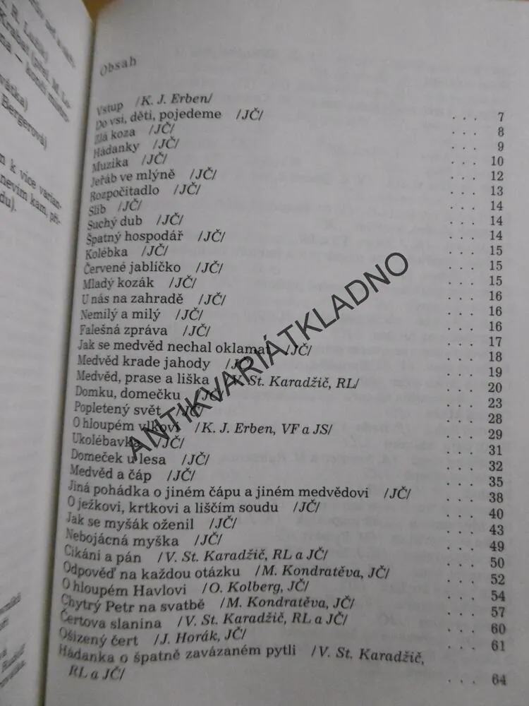 O ZLATÉ RYBCE A JINÉ SLOVANSKÉ POHÁDKY, KAREL FRANTA, **an