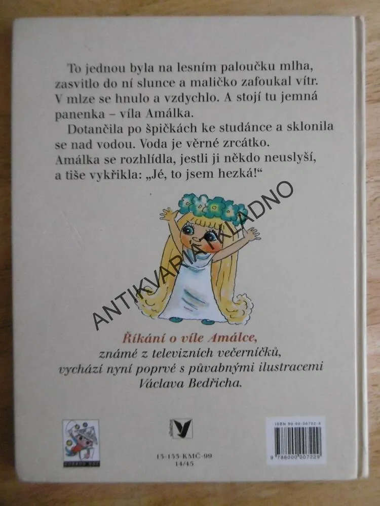 ŘÍKÁNÍ O VÍLE AMÁLCE, VÁCLAV ČTVRTEK,V.BEDŘICH, **an