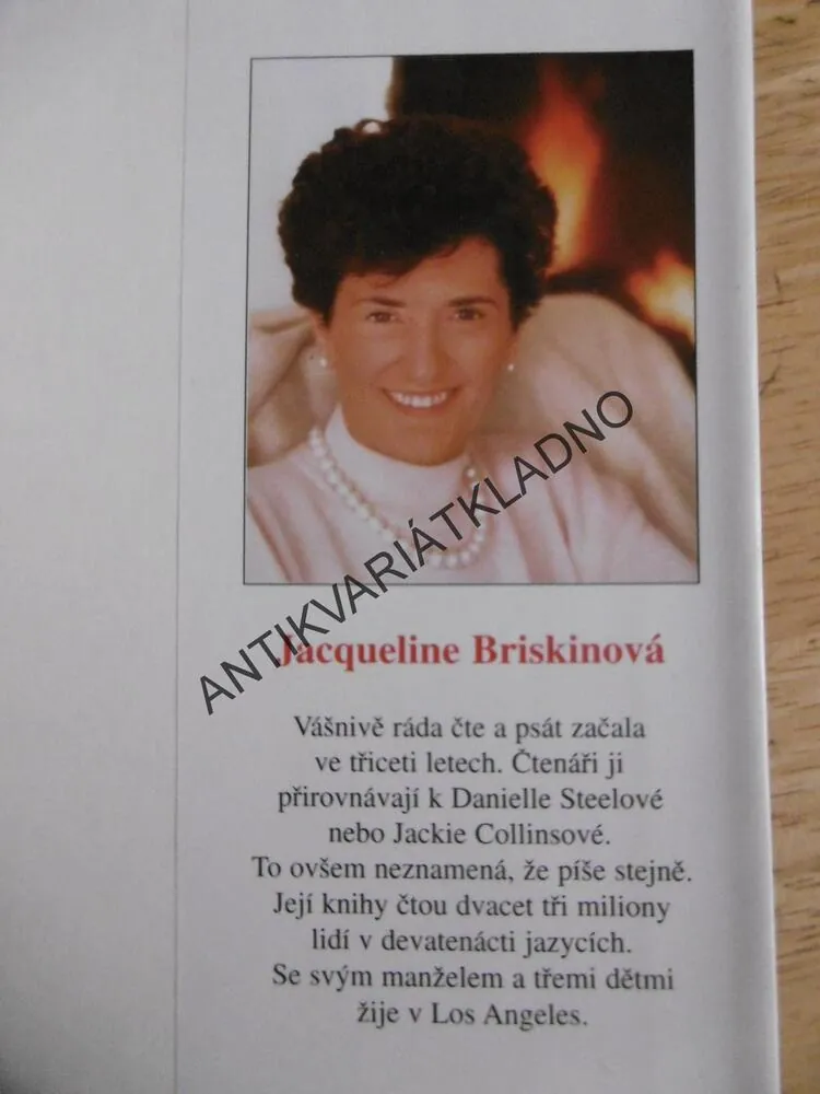 PŘÍLIŠ MNOHO PŘÍLIŠ BRZY, JACQUELINE BRISKINOVÁ, **an