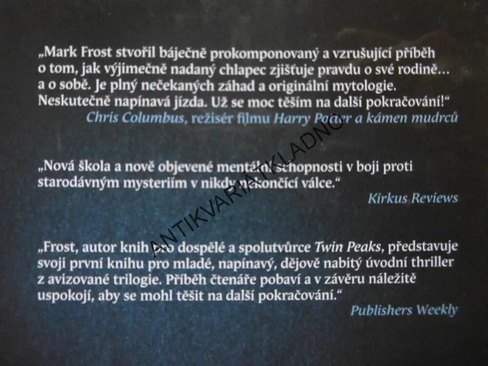 PALADINOVO PROROCTVÍ, PROBUZENÍ, MARK FROST, **an