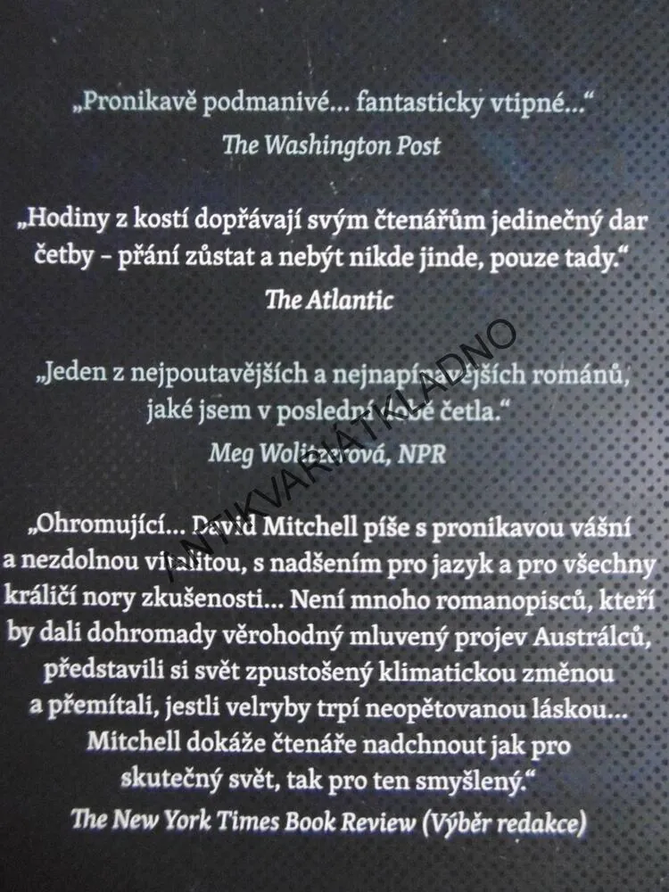 HODINY Z KOSTÍ, DAVID MITCHELL, **an