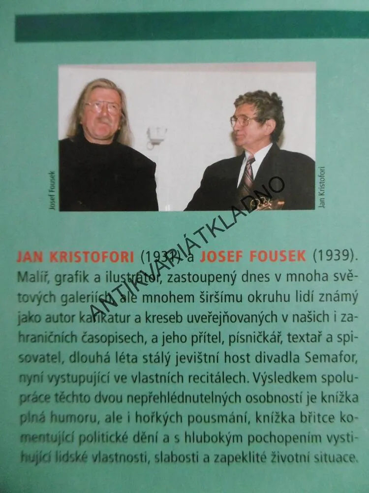 KRISTOFÓRY FOUSKOFÓRY, JAN KRISTOFORI A JOSEF FOUSEK, **an