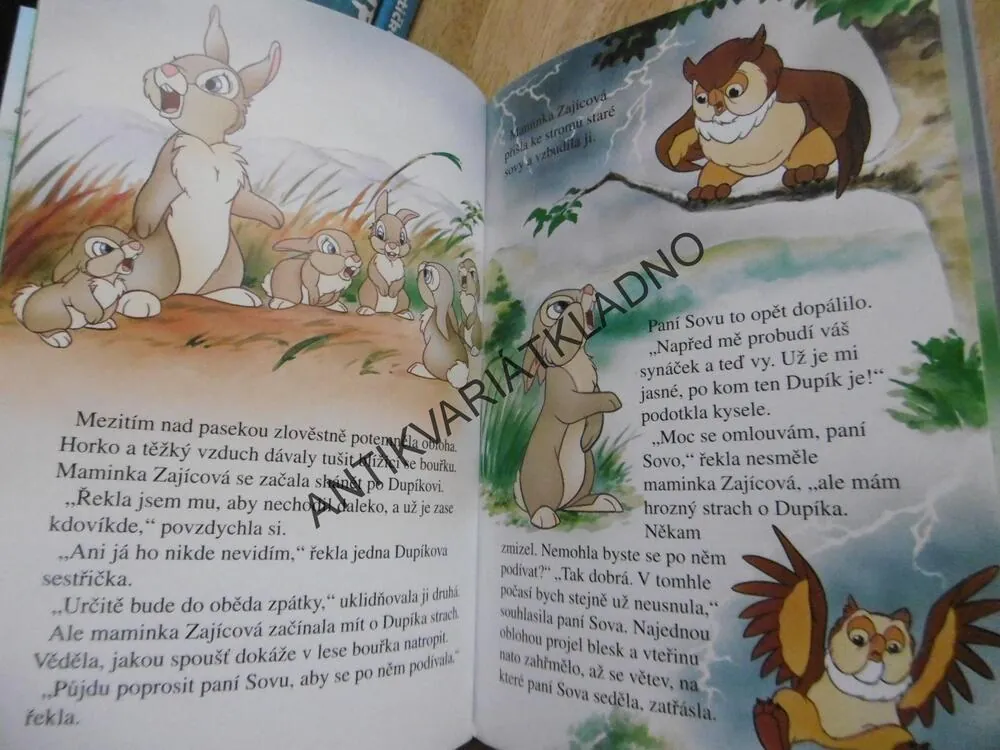 ODVÁŽNÝ ZAJÍC DUPÍK, WALT DISNEY, **an