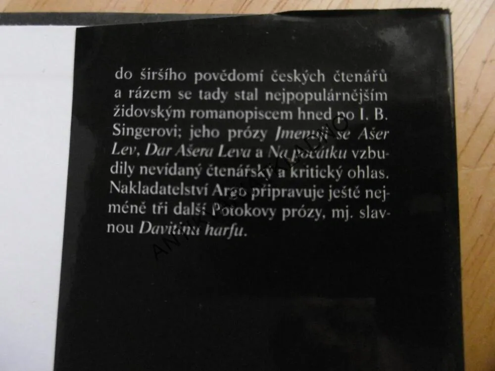 VYVOLENÍ, CHAIM POTOK, **an