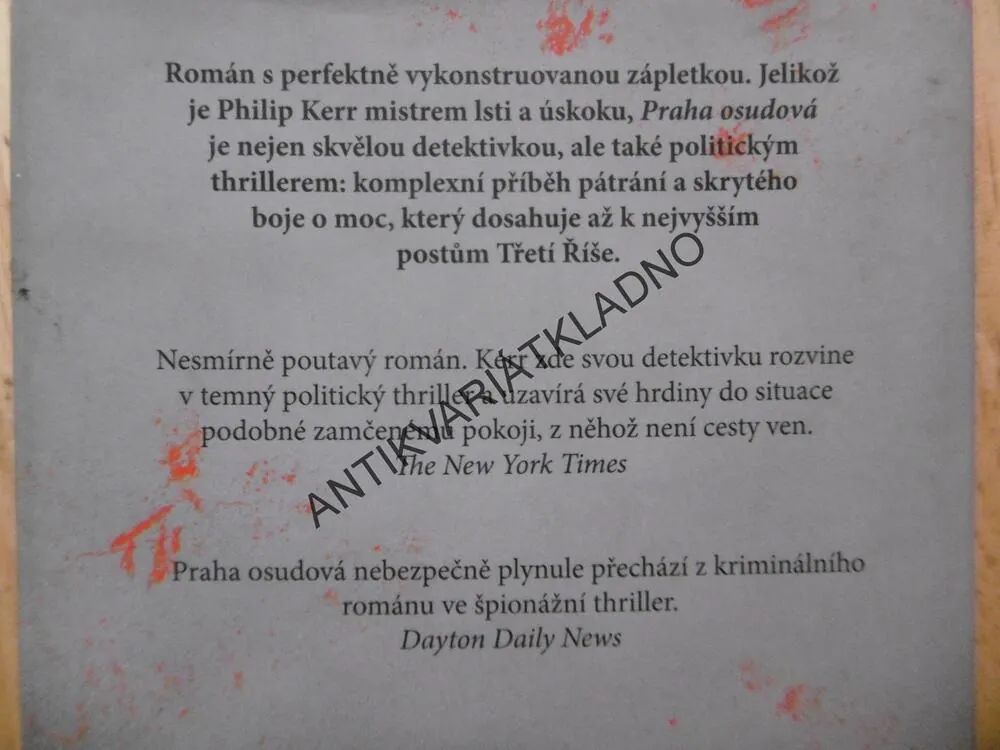 PRAHA OSUDOVÁ, PHILIP KERR, **an